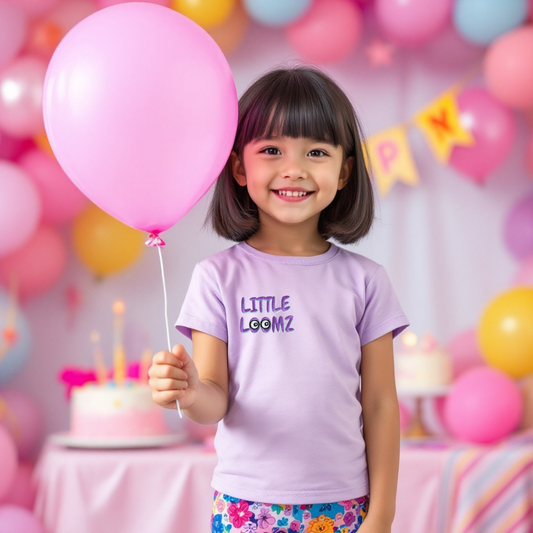 Little Loomz Purple Dream Embroidered Top